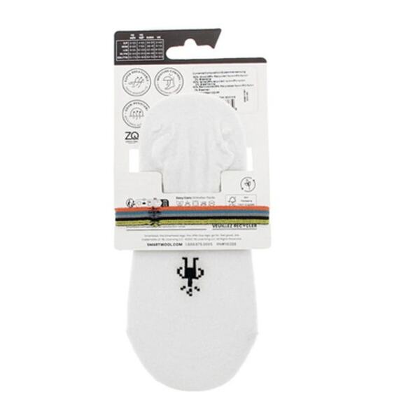 NWT Smartwool Everyday No Show Socks White 9-11.5 Large - Picture 2 of 7
